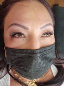 Eyebrow Tattoo result by Lashes and Brows Studio Johanna NC in Gastonia, NC