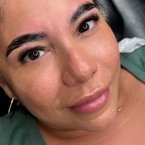 Eyebrow Tattoo result by Lashes Brows and Blush Beauty Studio Weston in Weston, FL