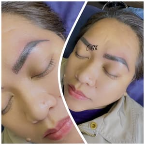 Eyebrow Tattoo result by Lashes by Tina in Fairfield, CA
