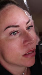 Eyebrow Tattoo result by Lashes Miami Studio in Hialeah, FL