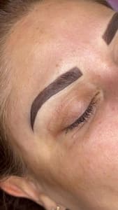 Eyebrow Tattoo result by Lashes Miami Studio in Hialeah, FL
