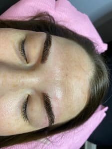 Eyebrow Tattoo result by Lashes & Microblading in Lynchburg, VA