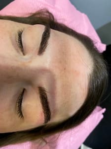 Eyebrow Tattoo result by Lashes & Microblading in Lynchburg, VA