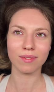 Eyebrow Tattoo result by Lashes & Permanent Makeup by Dina in Costa Mesa, CA
