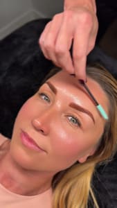 Eyebrow Tattoo result by Lashes & Permanent Makeup by Dina in Costa Mesa, CA
