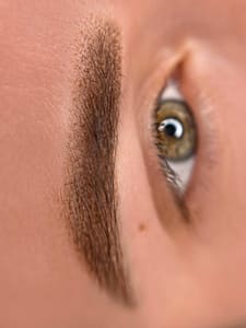 Eyebrow Tattoo result by Lashes & Permanent Makeup by Dina in Costa Mesa, CA