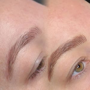 Eyebrow Tattoo result by Lashes & Pmu by Lindsay in Davison, MI