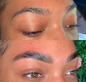 Eyebrow Tattoo result by LashOut & BrowDown in Fuquay Varina, NC