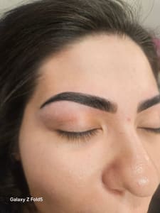 Eyebrow Tattoo result by Lashrow Beauty Studio in Lawrenceville, GA