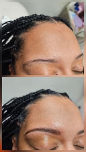 Eyebrow Tattoo result by Lashrow Beauty Studio in Lawrenceville, GA