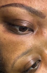 Eyebrow Tattoo result by Lashrow Beauty Studio in Lawrenceville, GA