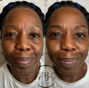 Eyebrow Tattoo result by Lasting Arch Brow Studio, LLC in Glen Arm, MD