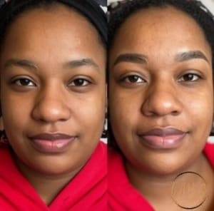 Eyebrow Tattoo result by Lasting Arch Brow Studio, LLC in Glen Arm, MD