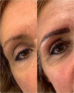Eyebrow Tattoo result by Lasting Beauty By Christine in Rochester Hills, MI