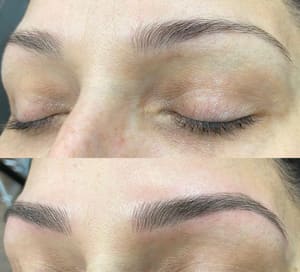 Eyebrow Tattoo result by Lasting Beauty Studio in Atlanta, GA