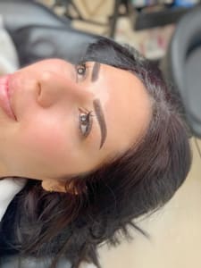 Eyebrow Tattoo result by Lasting look studio in Dallas, TX