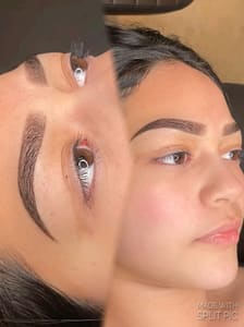 Eyebrow Tattoo result by Lasting look studio in Dallas, TX