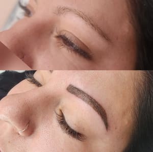 Eyebrow Tattoo result by Lasting Looks by Amanda in Fertile, MN