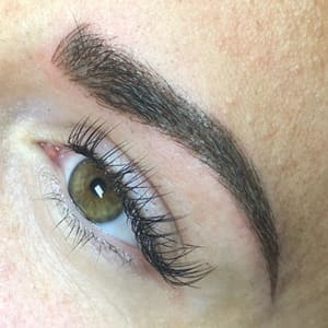 Eyebrow Tattoo result by Lasting Looks by Lauren Brooke in Wilmington, NC