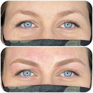 Eyebrow Tattoo result by Lasting Looks by Lauren Brooke in Wilmington, NC
