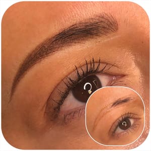 Eyebrow Tattoo result by Lasting Looks by Lauren Brooke in Wilmington, NC