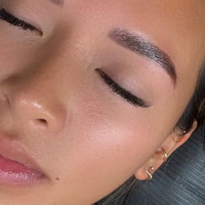 Eyebrow Tattoo result by Laura rae Lash Artistry & Permanent Makeup in Vista, CA