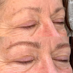Eyebrow Tattoo result by Laurel Cosmetic Tattoo in New York, NY