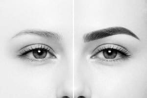 Eyebrow Tattoo result by Lauren Brickner Esthetics in Kingston, NY