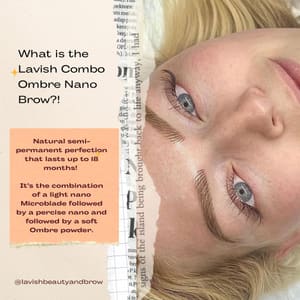 Eyebrow Tattoo result by Lavish Beauty and Brow in Lake Mary, FL