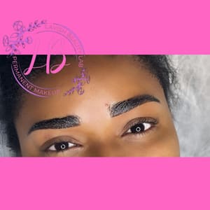 Eyebrow Tattoo result by Lavish Beauty Lab in Newark, NJ