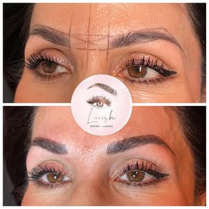 Eyebrow Tattoo result by Lavish Brows & Lashes in Mobile, AL