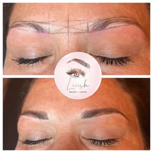 Eyebrow Tattoo result by Lavish Brows & Lashes in Mobile, AL