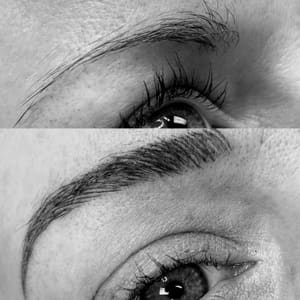 Eyebrow Tattoo result by Lavish Brows Microblading & Laser Free Tattoo Removal in Wooster, OH