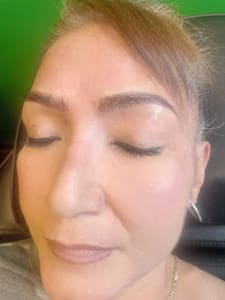 Eyebrow Tattoo result by Lavish Potions Beauty Bar in South Houston, TX