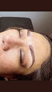 Eyebrow Tattoo result by Lavish Potions Beauty Bar in South Houston, TX