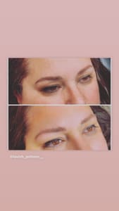 Eyebrow Tattoo result by Lavish Potions Beauty Bar in South Houston, TX