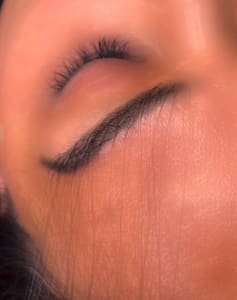 Eyebrow Tattoo result by Lavish Potions Beauty Bar in South Houston, TX