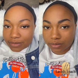 Eyebrow Tattoo result by Lavish Touch Permanent Cosmetics in Sacramento, CA