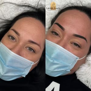 Eyebrow Tattoo result by Lavish Touch Permanent Cosmetics in Sacramento, CA