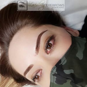 Eyebrow Tattoo result by Lavishing Eyebrows Microblading and Custom Brows in Murrieta, CA