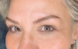 Eyebrow Tattoo result by Layra Lina Phibrows Studio in Alpharetta, GA
