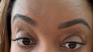 Eyebrow Tattoo result by Layra Lina Phibrows Studio in Alpharetta, GA