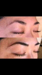 Eyebrow Tattoo result by Lazy Beauty Club in Brooklyn, NY