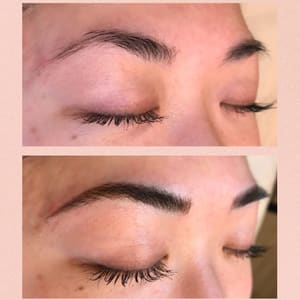 Eyebrow Tattoo result by Lazy Beauty Club in Brooklyn, NY