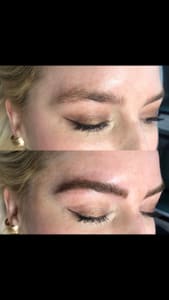 Eyebrow Tattoo result by Lazy Beauty Club in Brooklyn, NY