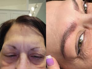 Eyebrow Tattoo result by LC&CO Beauty Studio in Spring, TX