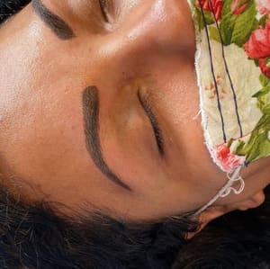 Eyebrow Tattoo result by Lc's Cosmetic Tattoo Artistry in Shavertown, PA