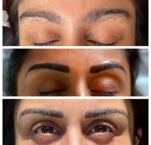 Eyebrow Tattoo result by Lc's Cosmetic Tattoo Artistry in Shavertown, PA