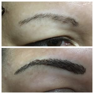 Eyebrow Tattoo result by Le Beau Visage Permanent Cosmetics in Chico, CA