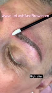 Eyebrow Tattoo result by Le Lash and Brow in Boynton Beach, FL